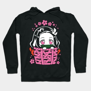 nezuko chibi style cute Hoodie